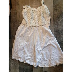 Costume Gallery white sequin tank top women's